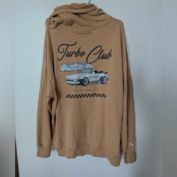 Puma Porsche Legacy Men’s Size XL Oversized Graphic Hoodie New - Picture 5 of 11
